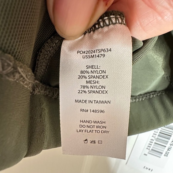 NEW Universal Standard‎ Sport Bikini Swim Top Green Ruched Adjustable 3XS (S) - Picture 8 of 10